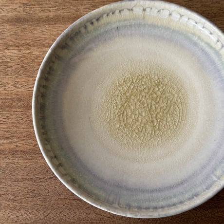 杉山悠　切立皿 2D (直径約18cm)