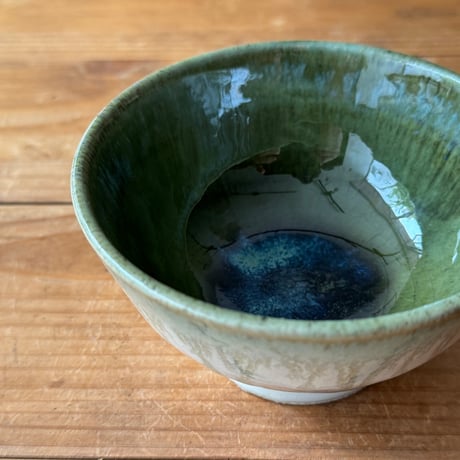 村澤陶苑　青銅釉飯碗 D