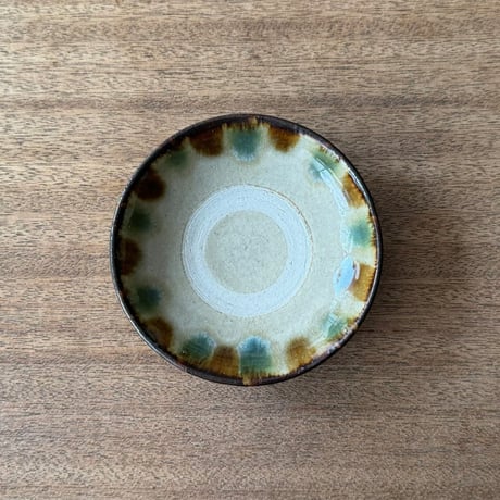 北窯 松田共司工房　4寸皿 キ4E（直径約12cm)