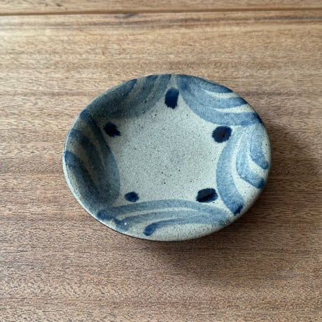 北窯 宮城工房　5寸皿 蛇の目なし ミ5H（直径約16cm)