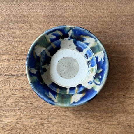 キマノ陶器　5寸皿 キ3H（直径約15cm)