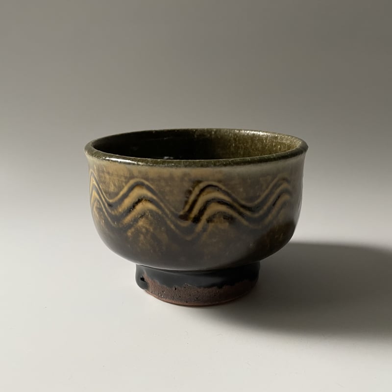 三名窯 松形恭知 飴釉櫛目鉢 B | kogeiseikatsu.shop