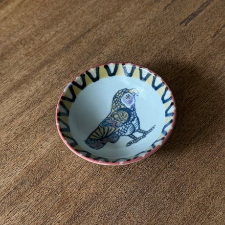 皐月窯　ボールS 化け鳥 さ10（直径約9cm)