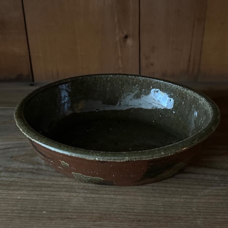 三名窯 松形恭知　楕円鉢 9A （約22.5×20.5m）
