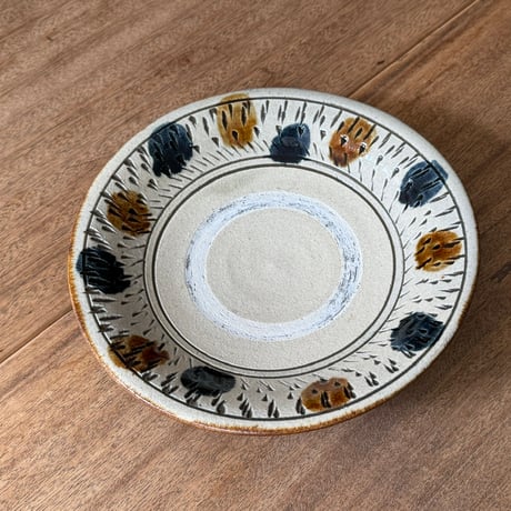 北窯 松田共司工房　8.5寸皿 キ8.5A（直径約26cm)