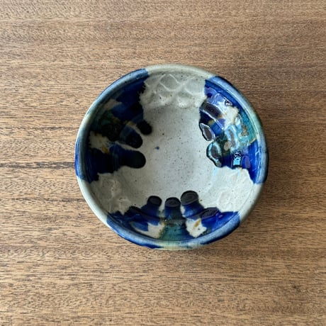 キマノ陶器　4.5寸深皿 キ9D（直径約13.5cm)