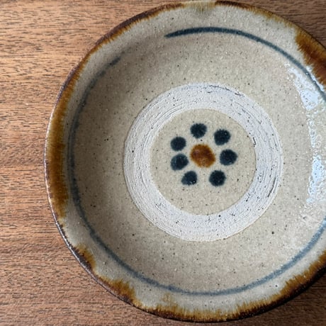 北窯 松田共司工房　4.5寸皿 キ4.5B（直径約14cm)