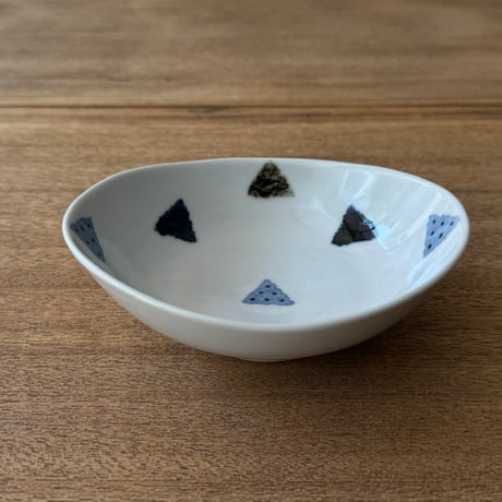 イロリ工房　楕円鉢 イ5A（約14.5×12cm)