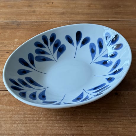 陶房遊　カレー鉢 18B（約22×18cm)