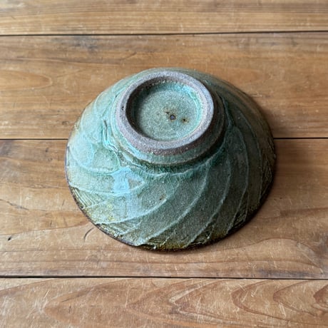 星の宮製陶 高橋あい　浅鉢 灰 A (直径約15cm)