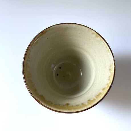 野はら屋 佐々木かおり　コップ大　櫛描き B