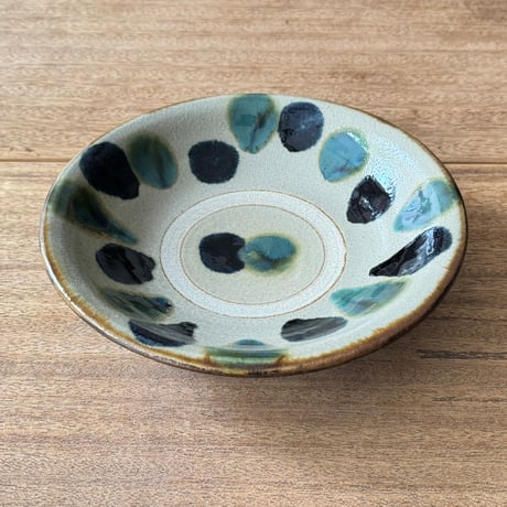 田村窯　8寸皿 タ8D (直径約25cm)