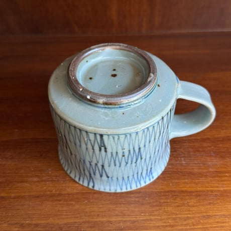 皐月窯　角コーヒーカップ さ29