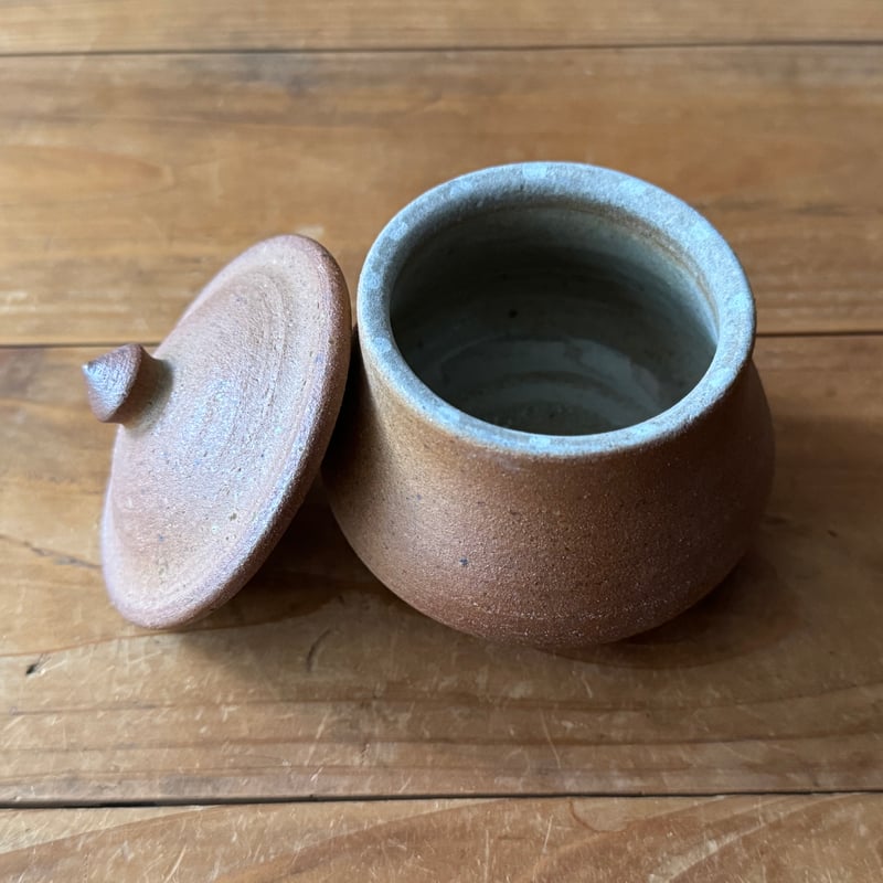 川尻製陶所 砂糖壷S 下膨れ ニ | kogeiseikatsu.shop