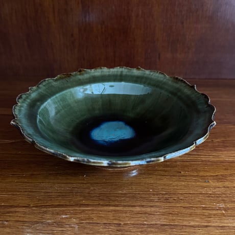 村澤陶苑 村澤享　稜花皿 8B (直径約14.5cm)