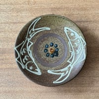 田村窯　6寸皿 タ6E(直径約18.5cm)