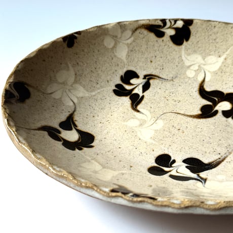 柳瀬俊一郎　カレー皿 菱 C (約24.5×19cm)