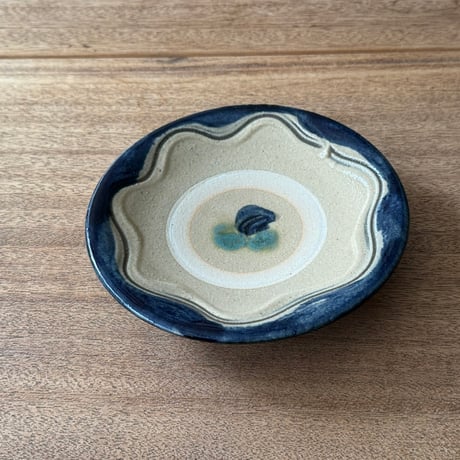 北窯 宮城工房　6寸皿 ミ6E（直径約18.5cm)