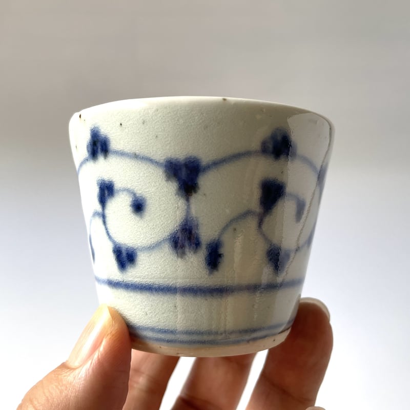 砥部焼 中田窯 蕎麦猪口（小）呉須 A | kogeiseikatsu.shop