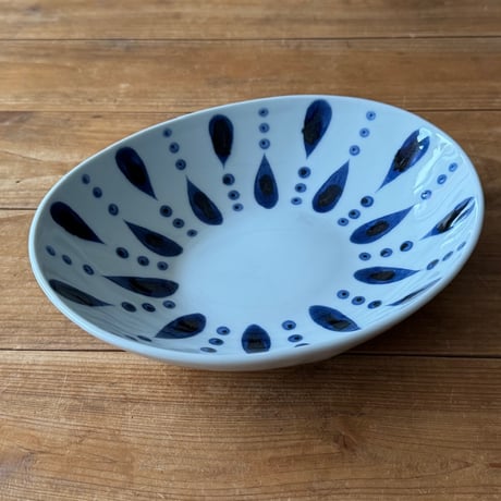 陶房遊　カレー鉢 20B（約22×18cm)