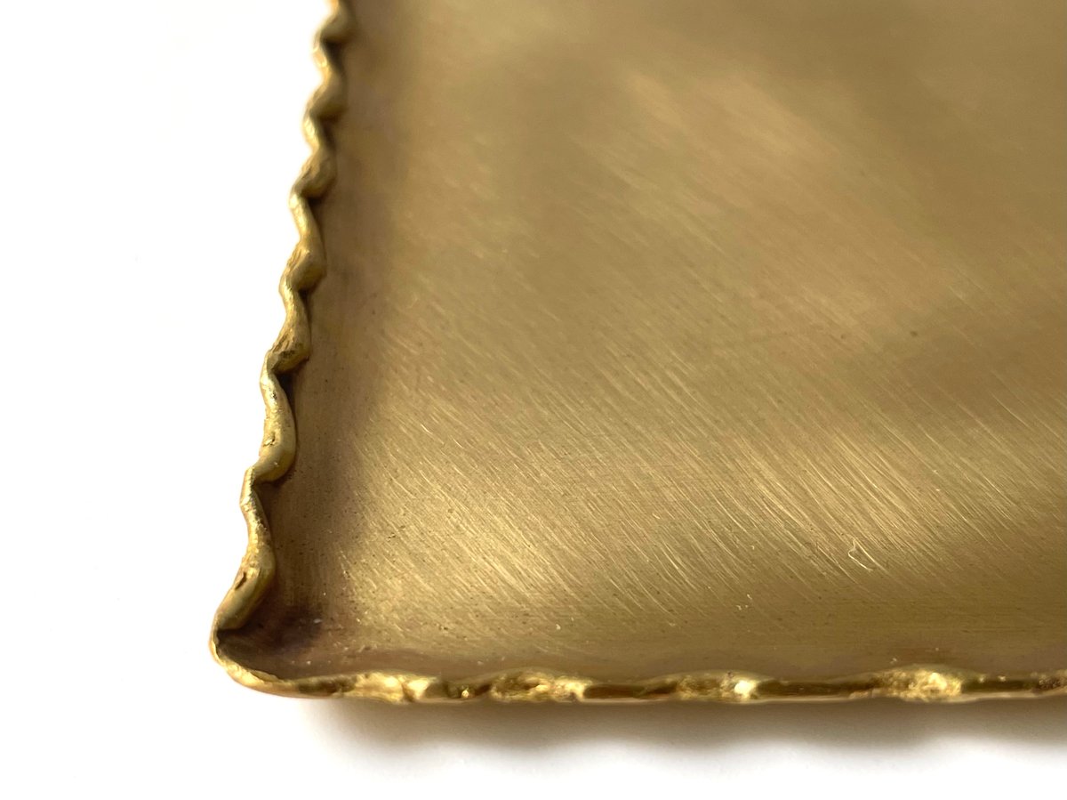 トルコ 真鍮皿 D 藤田永子 真鍮角皿 D | kogeiseikatsu.shop