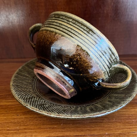 三名窯 松形恭知　スープ盌皿 6E