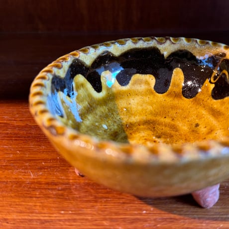 宮野 さとみ　三つ脚ボウル C (直径約9.5cm)