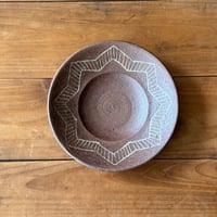 工房コキュ　５寸平皿 (直径約15.5cm) 象嵌 C