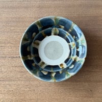 キマノ陶器　6寸皿 キ4D（直径約18cm)