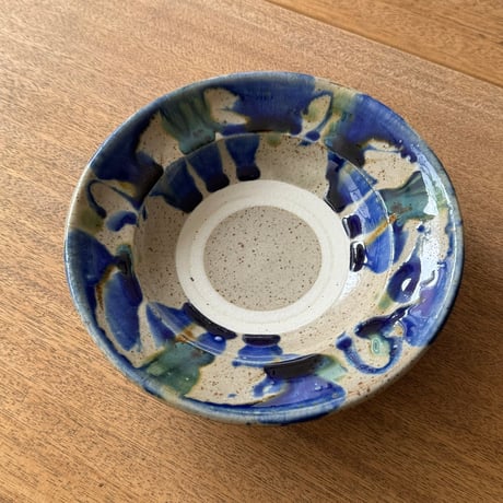 キマノ陶器　7寸皿 キ5G（直径約21cm)