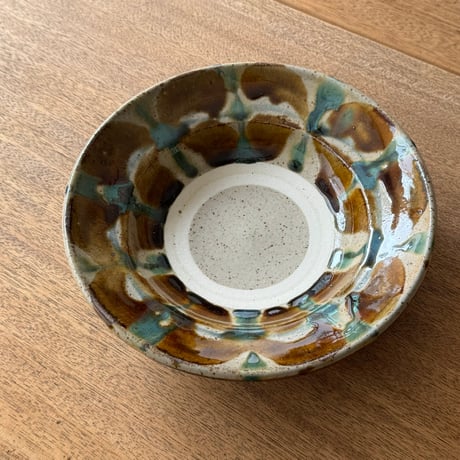 キマノ陶器　7寸皿 キ5B（直径約21cm)