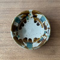 キマノ陶器　6寸皿 キ4I（直径約18cm)