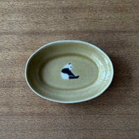イロリ工房　オーバル皿 イ7A（約13×9cm)