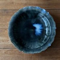 村澤陶苑 村澤享　稜花皿 1A (直径約23cm)