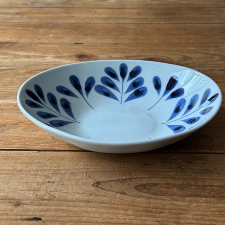 陶房遊　カレー鉢 18B（約22×18cm)