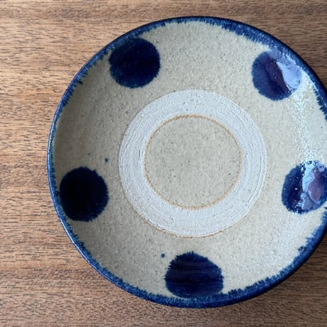 北窯 松田共司工房　4寸皿 キ4B（直径約12.5cm)