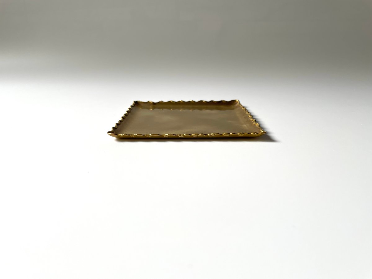 トルコ 真鍮皿 D 藤田永子 真鍮角皿 D | kogeiseikatsu.shop