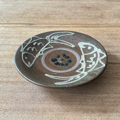 田村窯　6寸皿 タ6F(直径約18.5cm)