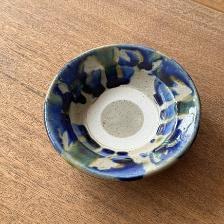キマノ陶器　5寸皿 キ3H（直径約15cm)