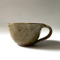 高橋あい　スープ碗 灰釉刷毛目 ロ
