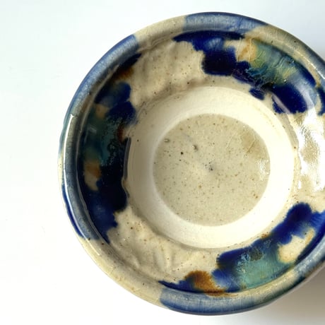 古瀬戸　花器 鹿背山焼 無双窯】 生花用陶器(辰砂花生) 径約16cm×H約27cm