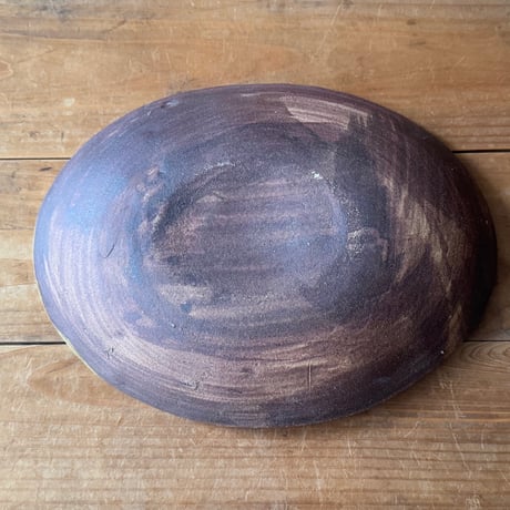 柳瀬俊一郎　カレー皿 双葉 40B2（約24.5×18.5cm)