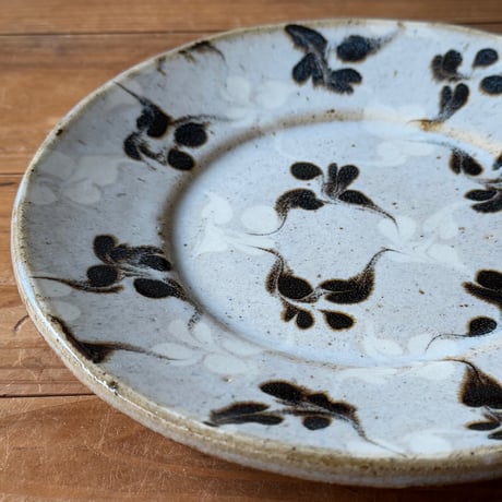 柳瀬俊一郎　デルフト皿（L）菱 34B1（直径約20.5cm)