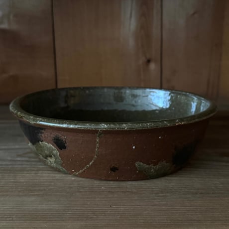 三名窯 松形恭知　楕円鉢 9A （約22.5×20.5m）