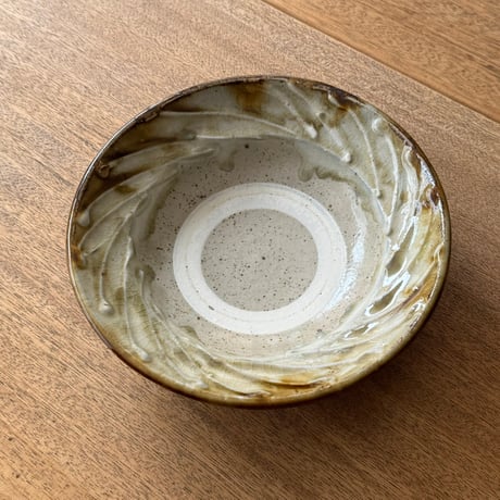 キマノ陶器　7寸皿 キ5A（直径約21cm)