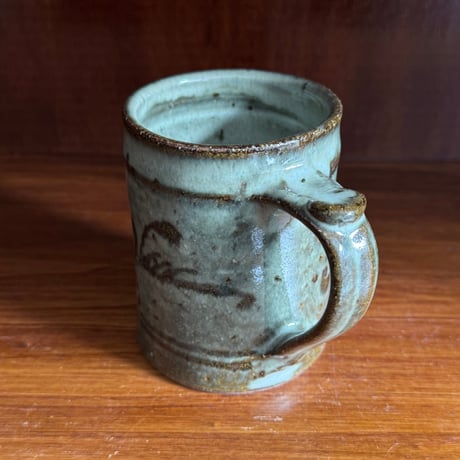 三名窯 松形恭知　マグカップ 草 2I