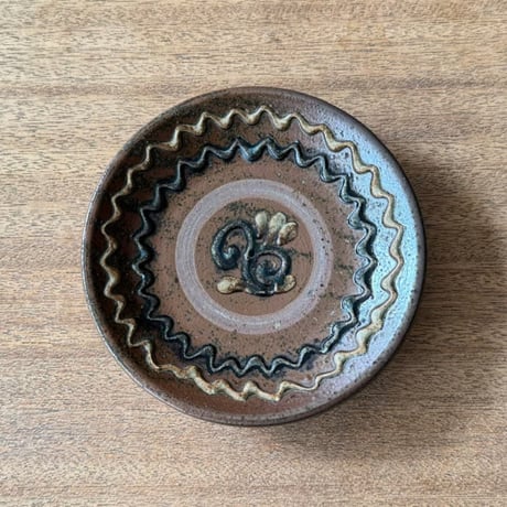 田村窯　5寸皿 タ5F(直径約15.5cm)