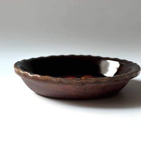 柳瀬俊一郎　楕円グラタン皿 C (約18×15cm)