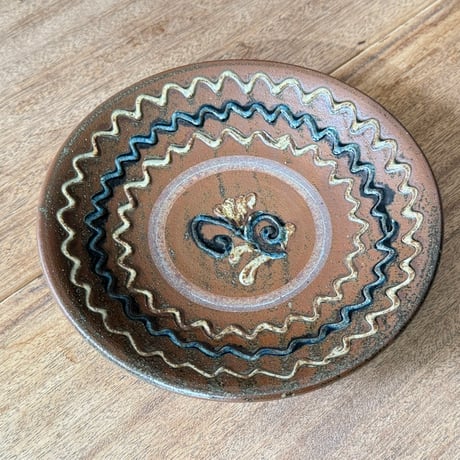 田村窯　8寸皿 タ8I (直径約25cm)