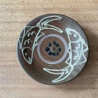 田村窯　6寸皿 タ6F(直径約18.5cm)